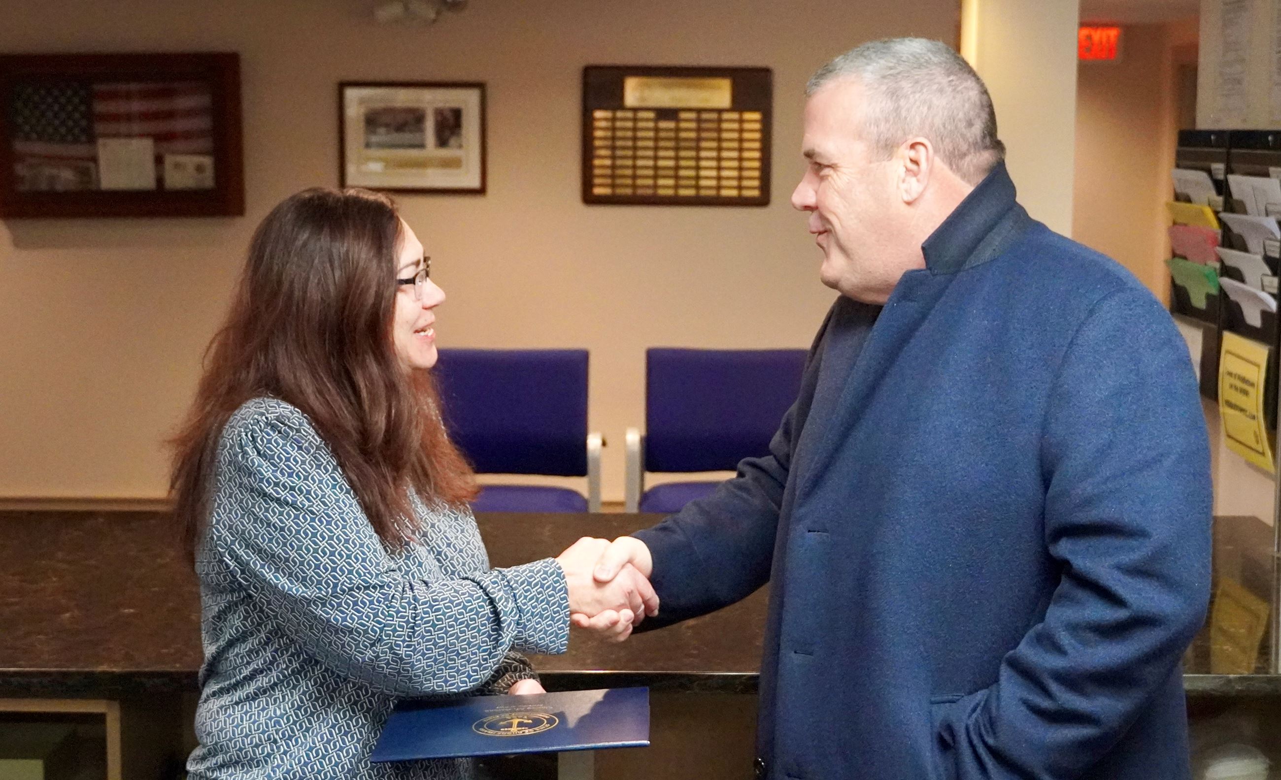 Wendy Marshall Honored By Secretary of State Gregg Amore 2