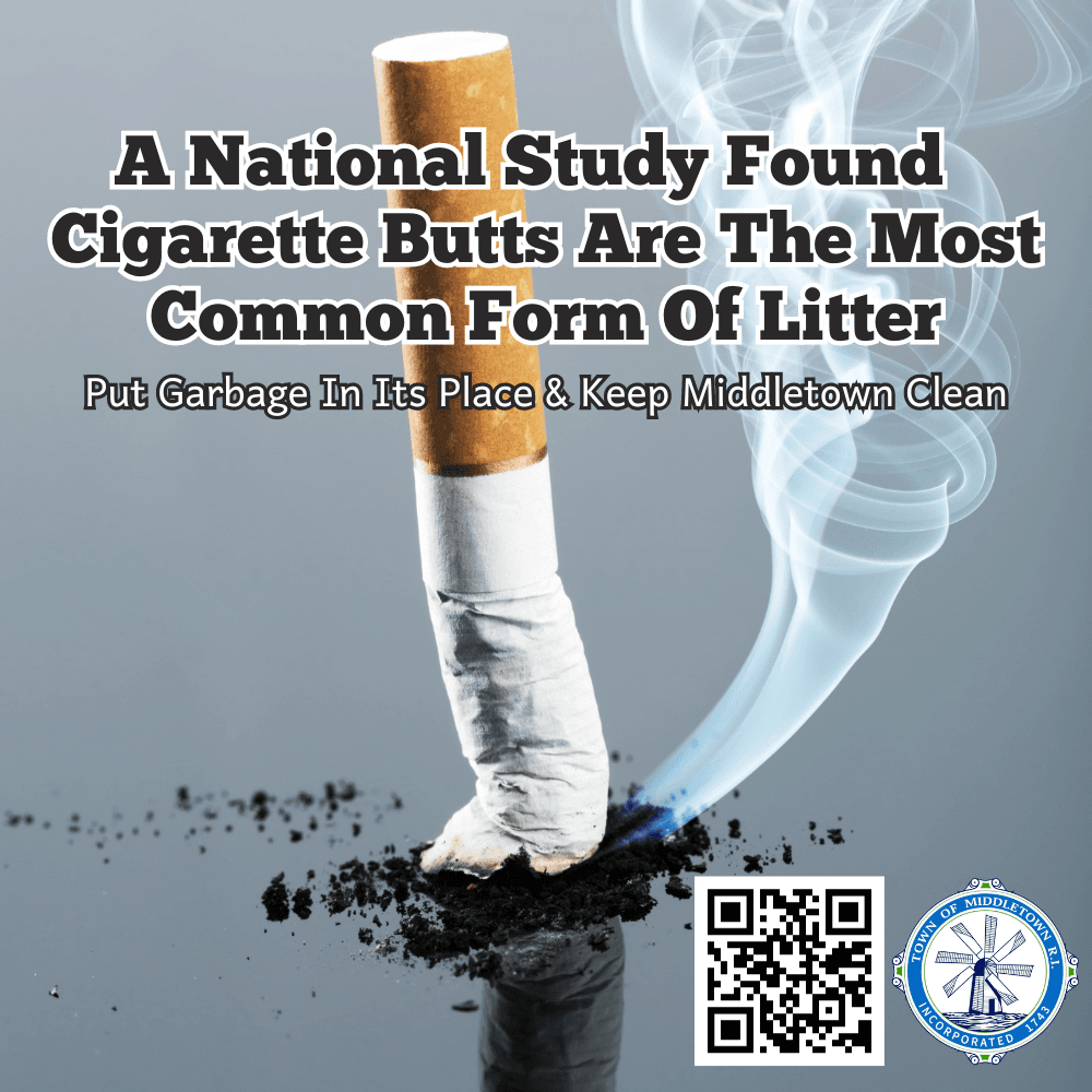 Middletown Clean Cigarette Butt Graphic