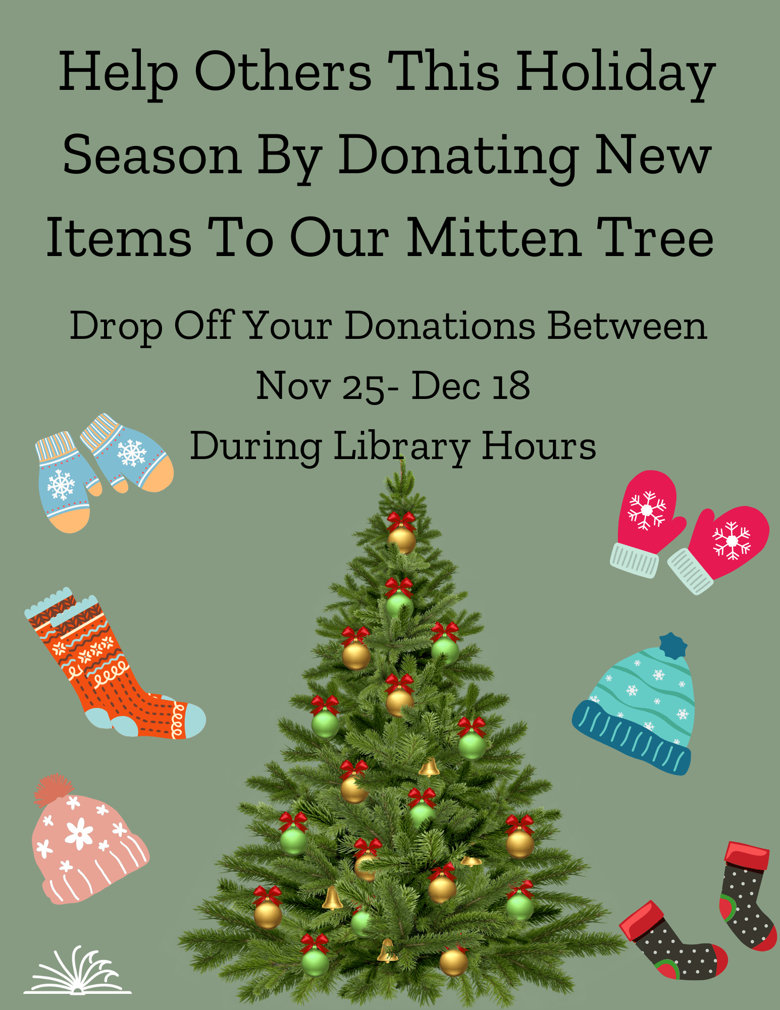 Help Us Celebrate The Holidays By Donating To Our Mitten Tree