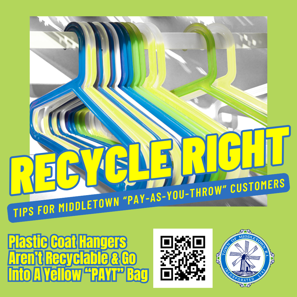 Recycle Right Graphic About Proper Disposal Of Plastic Hangers
