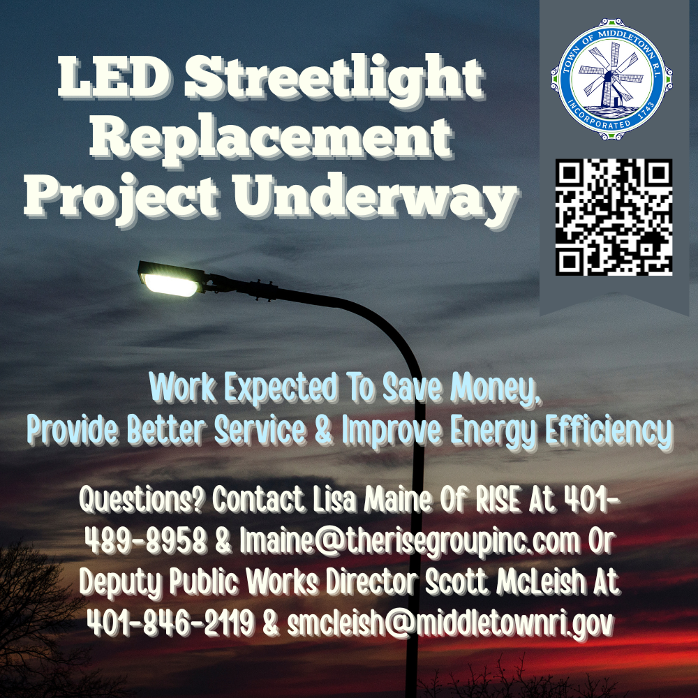 LED Streetlight Work Underway Graphic 8625