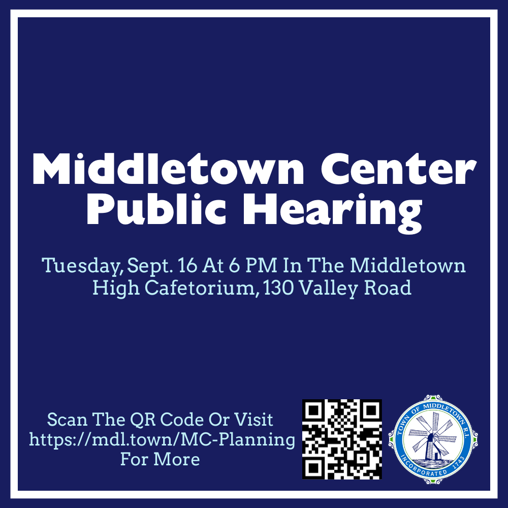 Middletown Center Public Hearing Advance Graphic Blue And White 91625