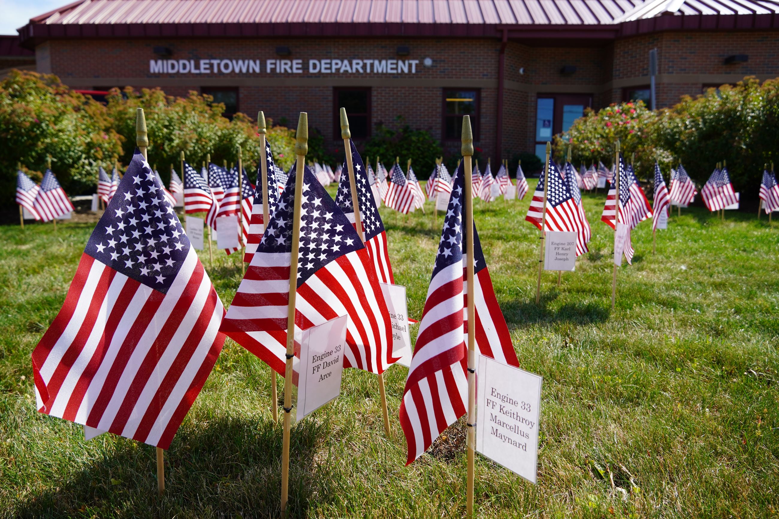 Sept. 11 Remembrance Middletown Fire William Homer 91125 2