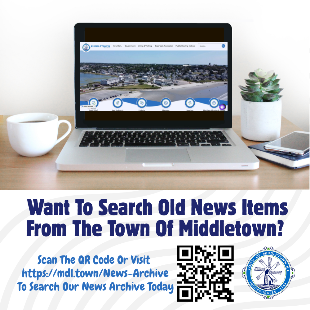 News Archive Graphic 1 Laptop Computer With MiddletownRI Image 92525