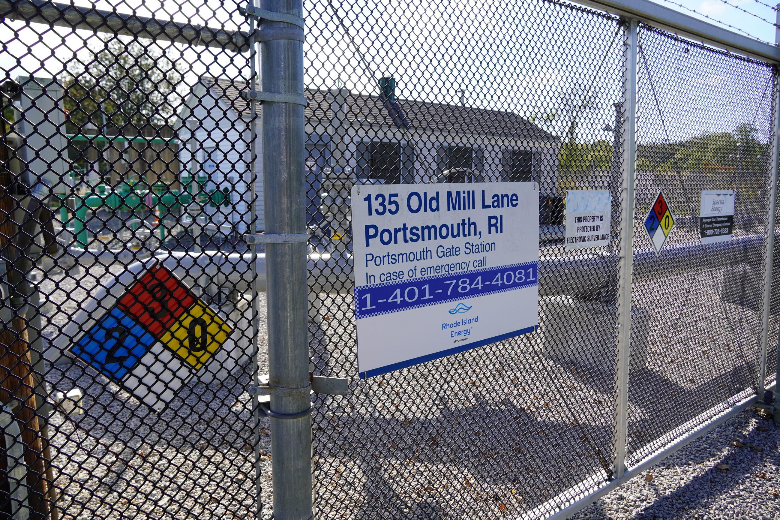 Old Mill Lane LNG Facility Sign Shot