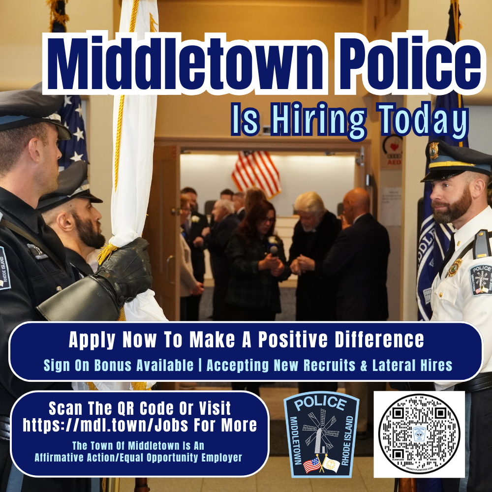 Middletown Police Hiring Standing Outside Council Chambers 2926