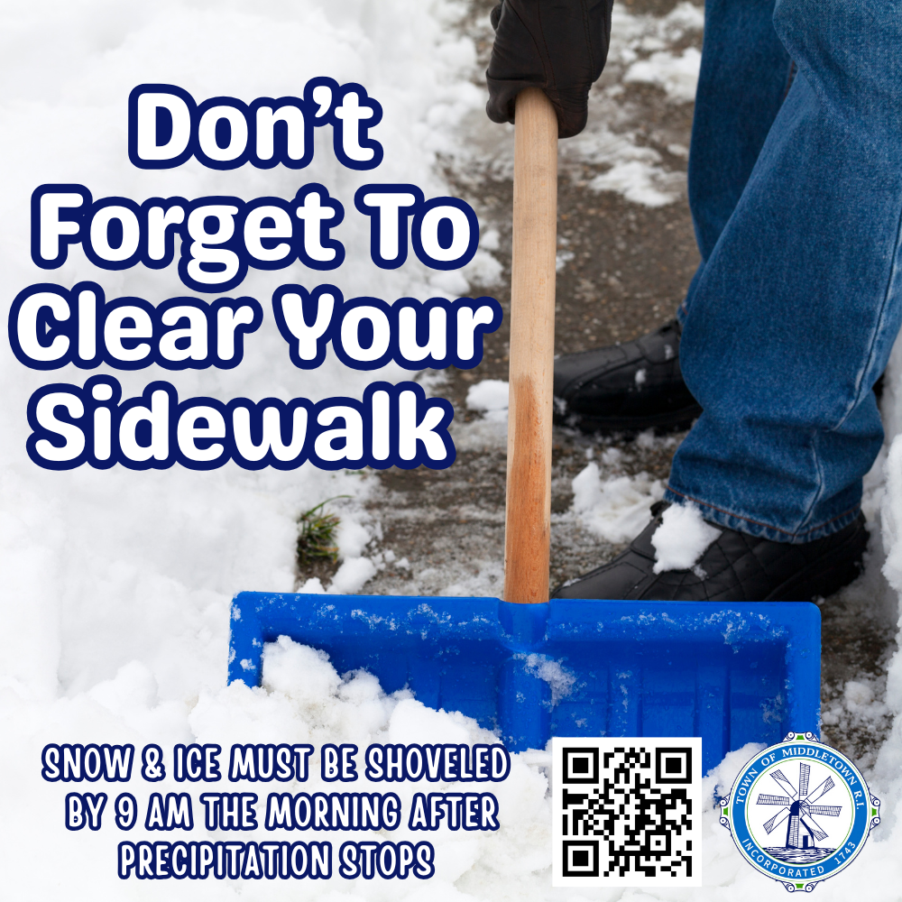 Shovel Your Sidewalk Graphic With Blue Shovel 21026