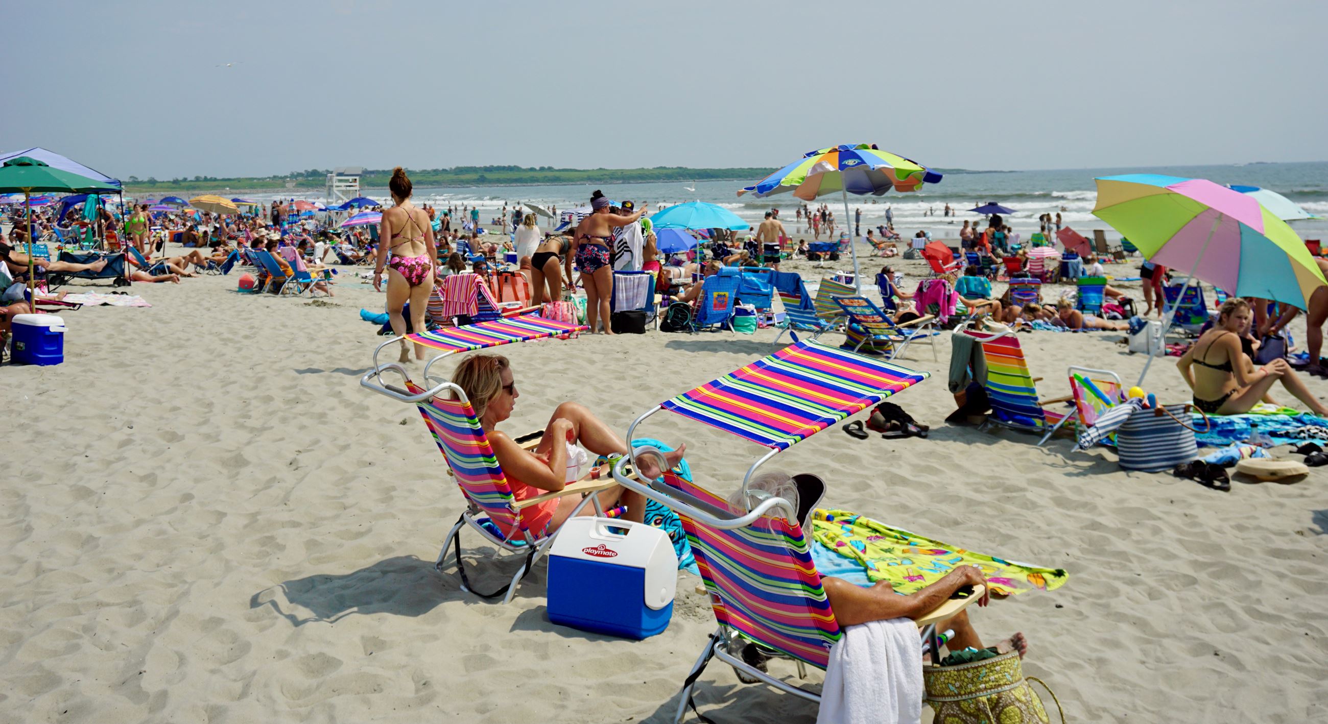Second Beach Crowds
