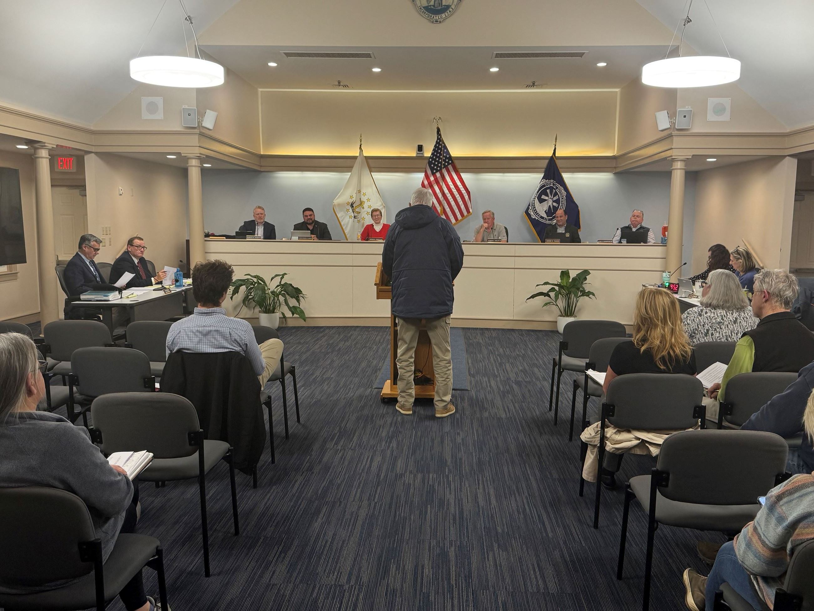 Middletown Town Council Meeting Photo From The Rear Of The Room