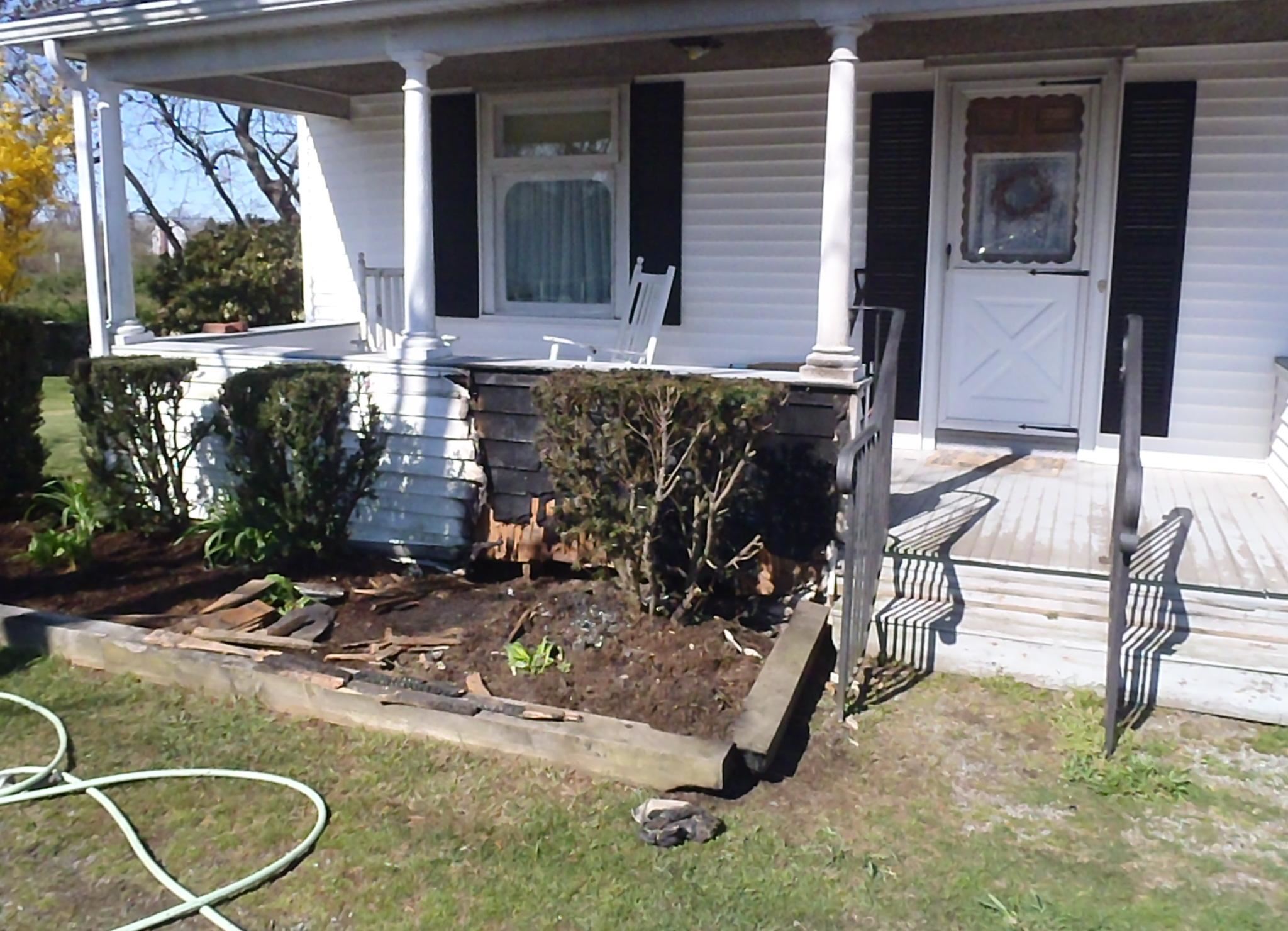 Burned Mulch That Ignited Adjacent to a Building and Created a Fire